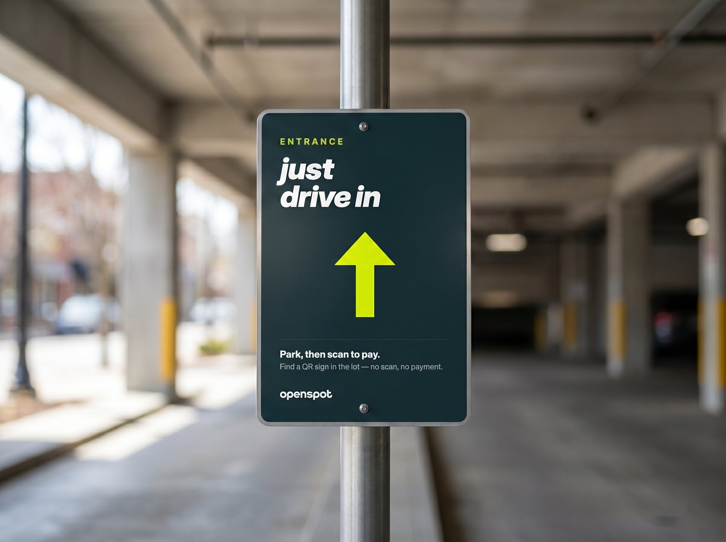Entry/Exit Directional Signage