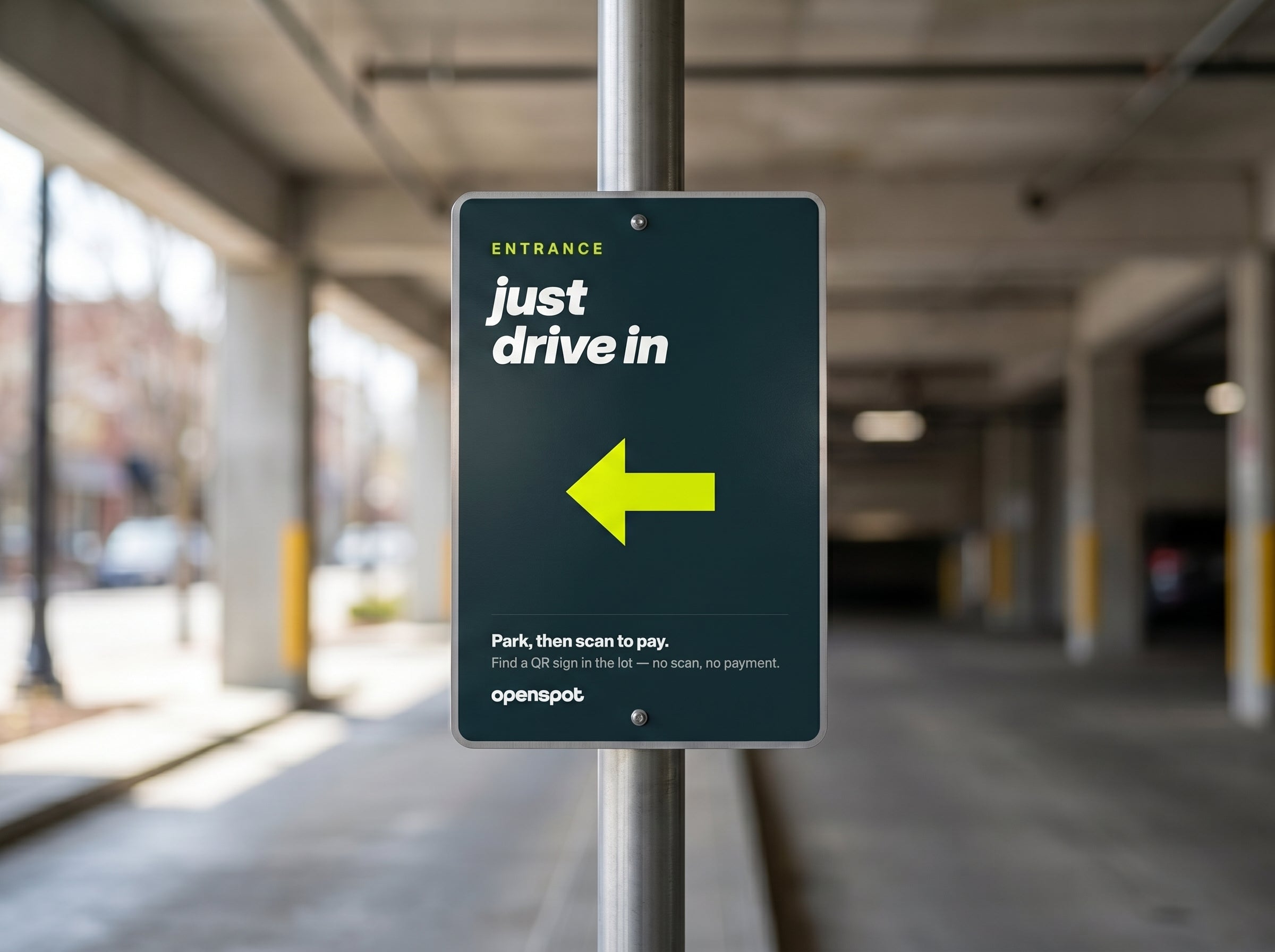 Entry/Exit Directional Signage