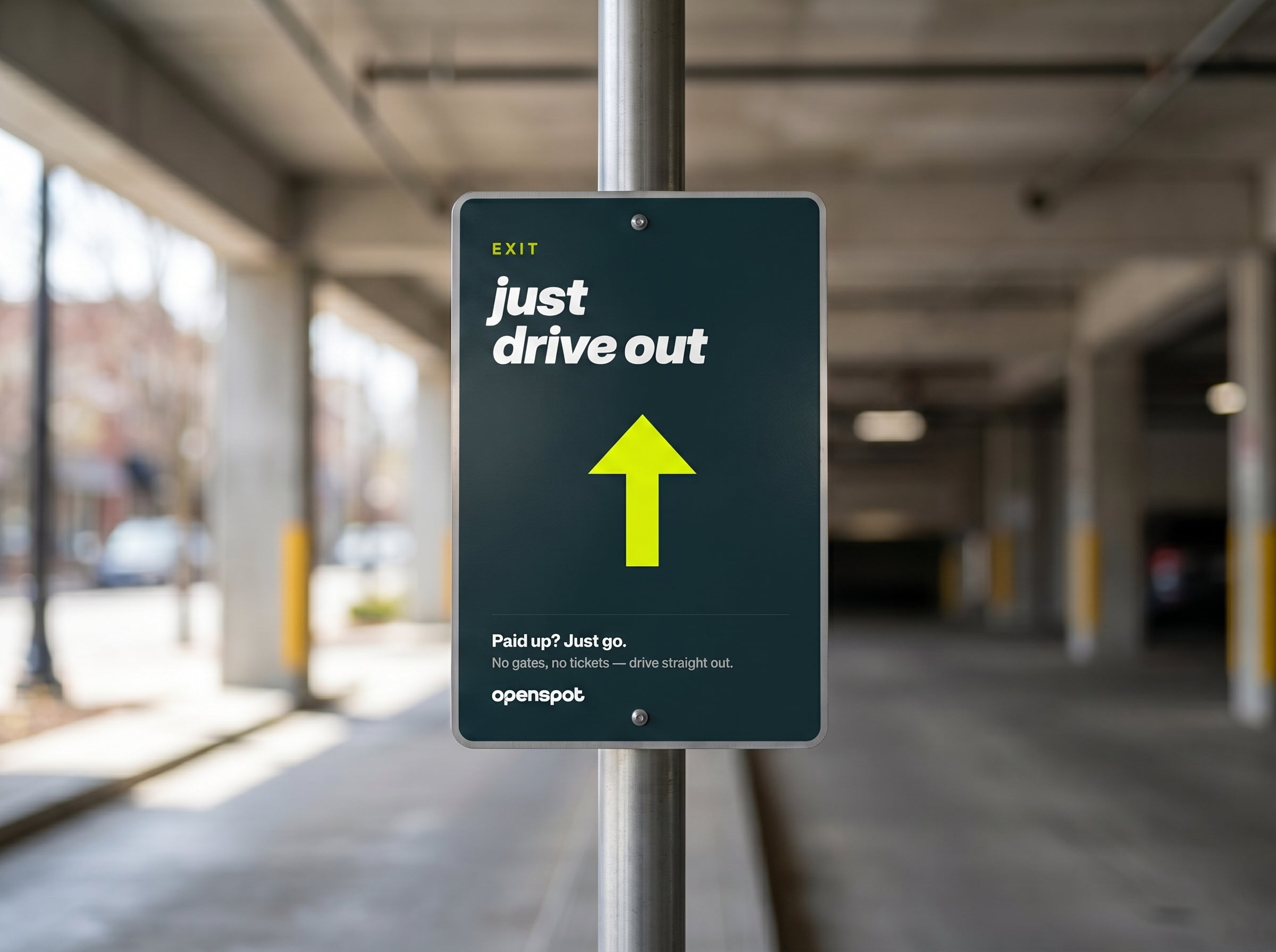 Entry/Exit Directional Signage