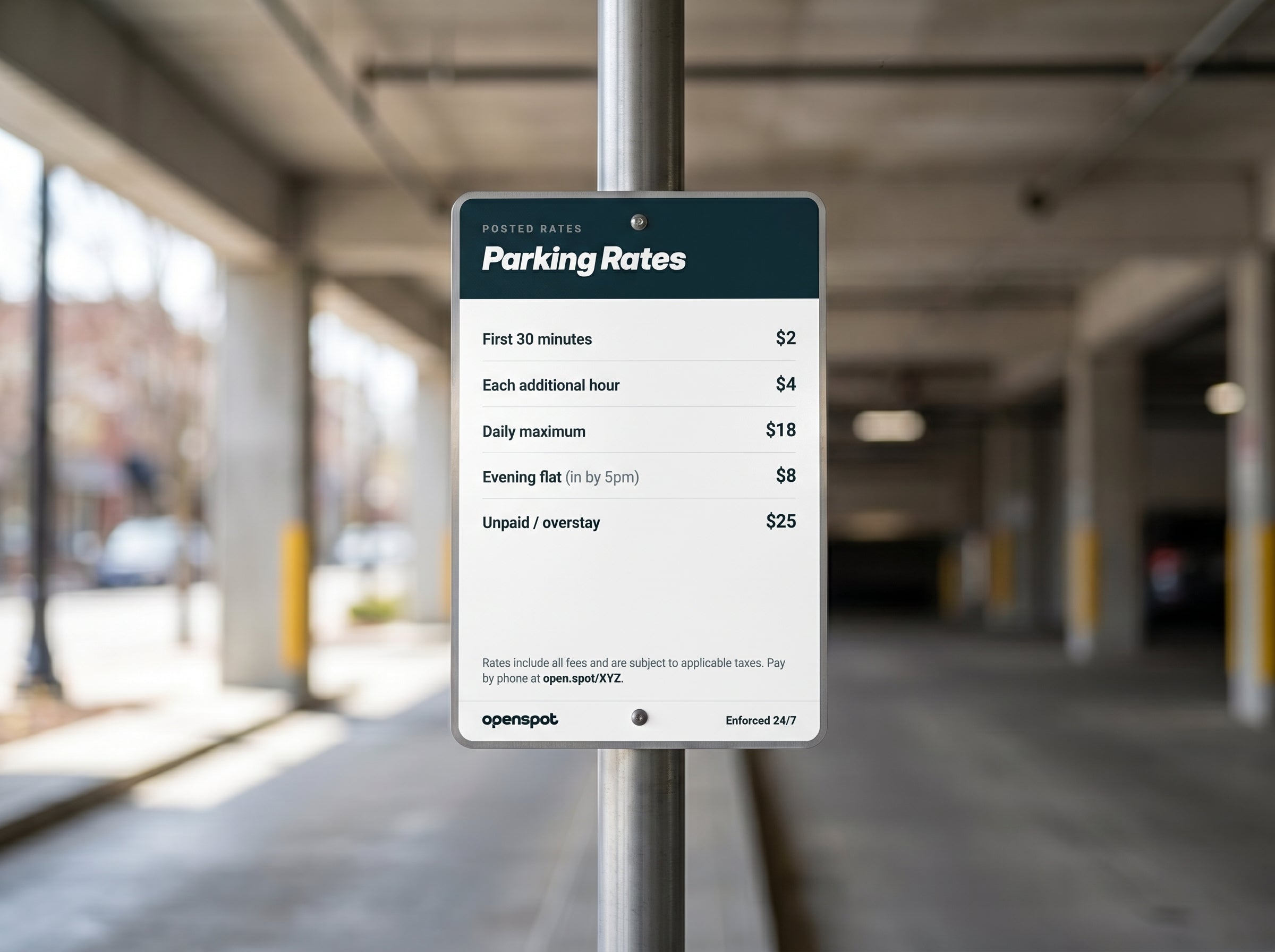 Pricing Signage