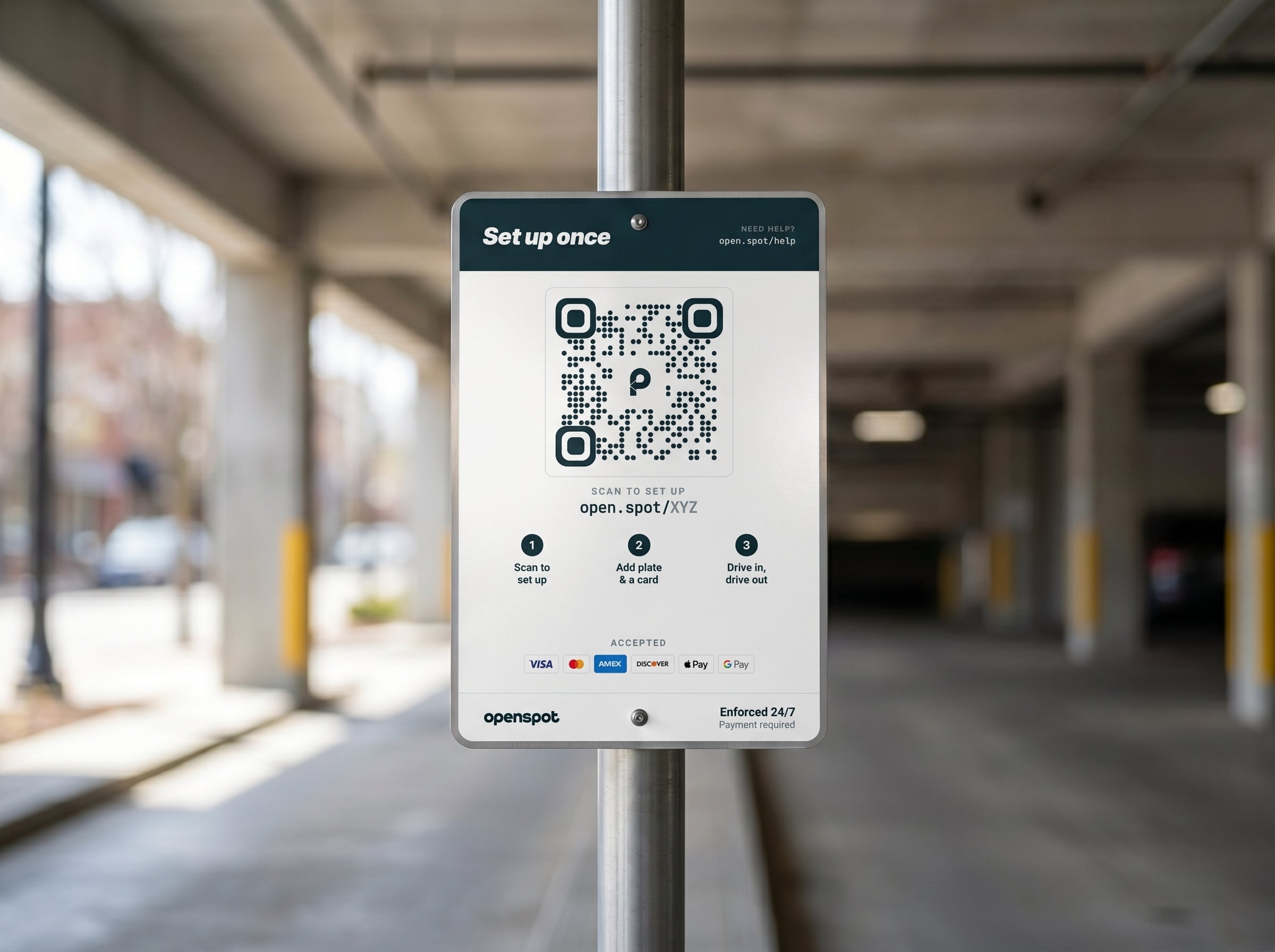 QR Payment Signage